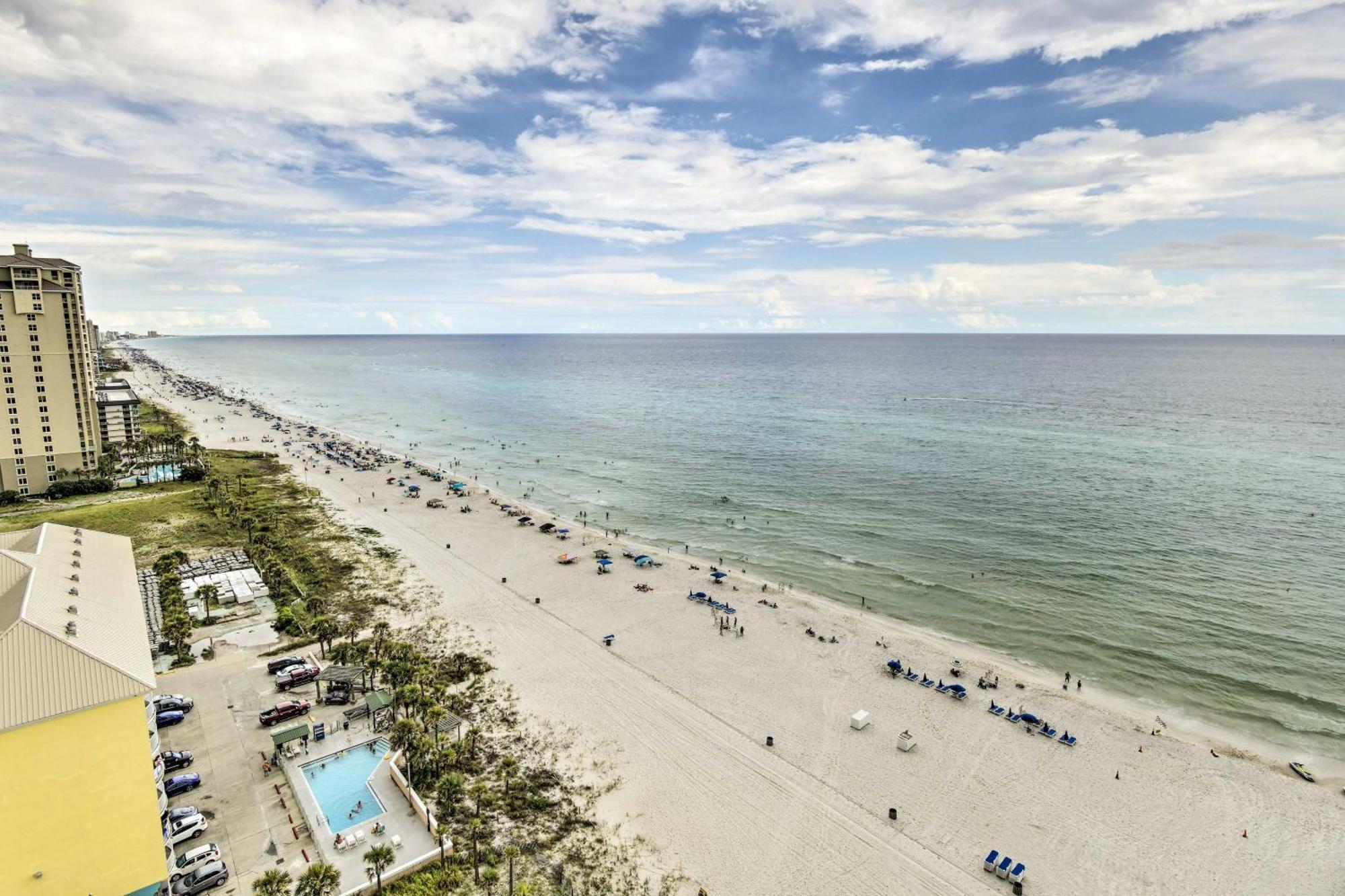 Oceanfront Pcb Condo With Gulf Views And Pool Access! 파나마 시티 외부 사진