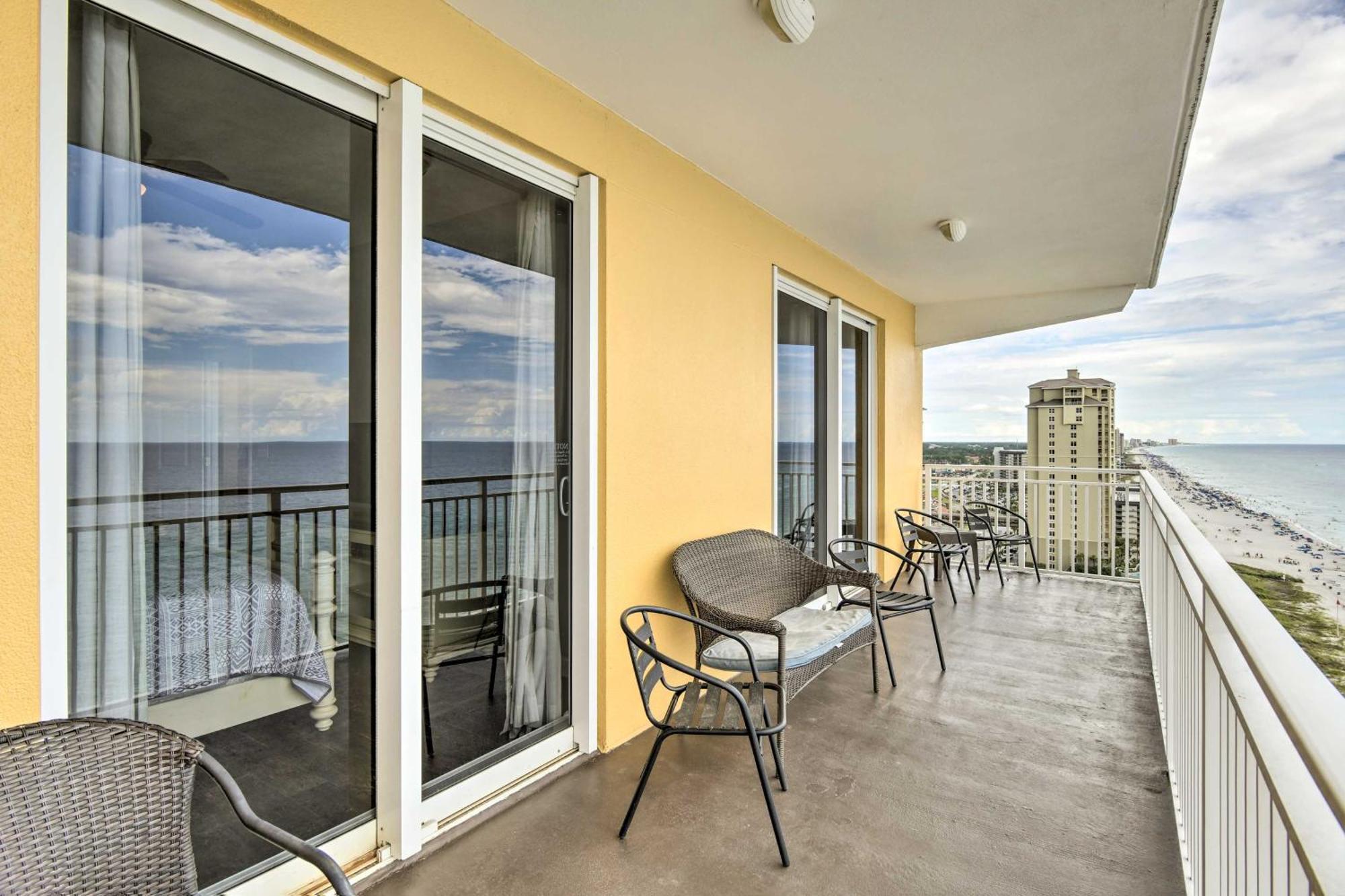 Oceanfront Pcb Condo With Gulf Views And Pool Access! 파나마 시티 외부 사진