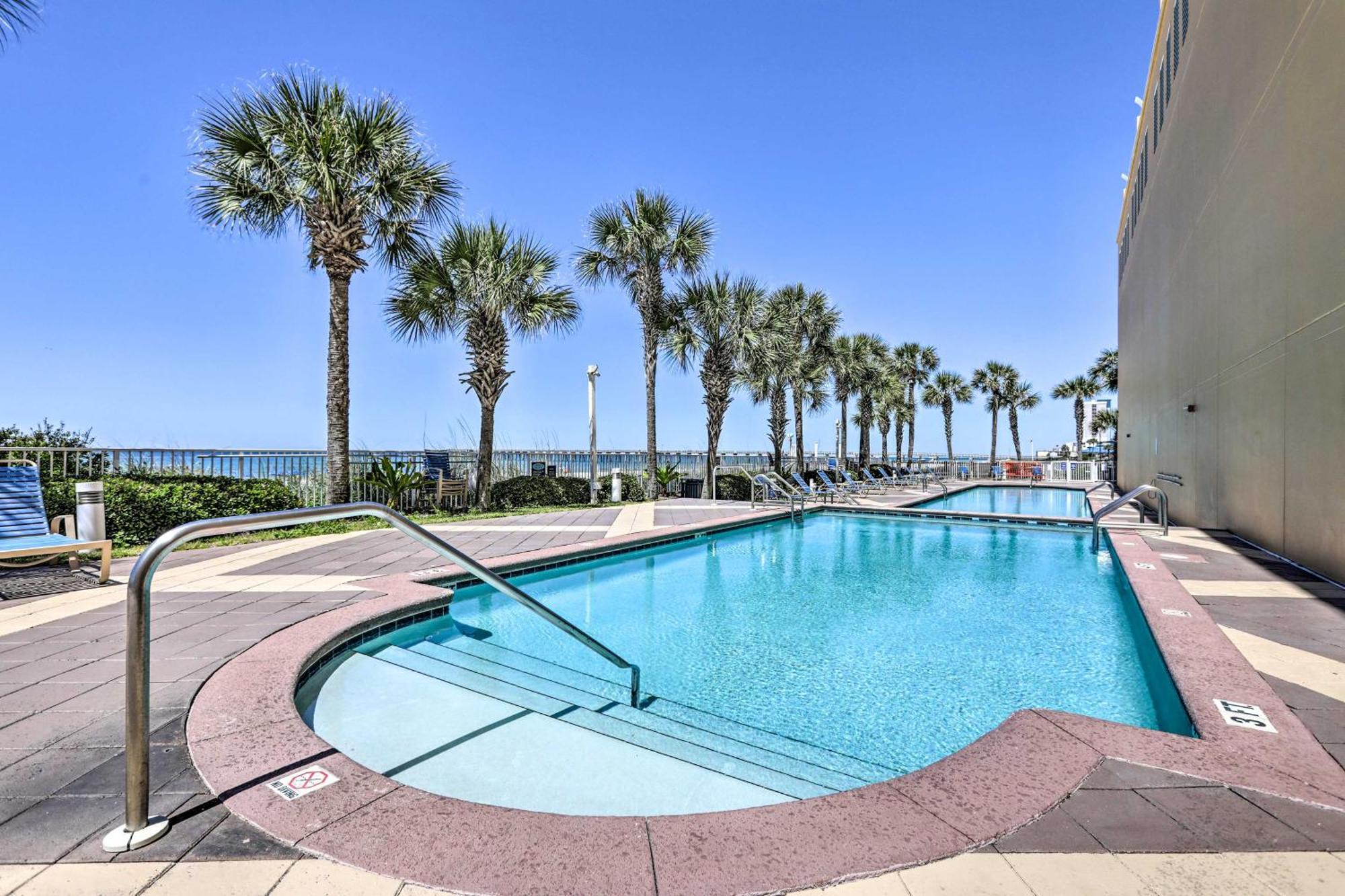 Oceanfront Pcb Condo With Gulf Views And Pool Access! 파나마 시티 외부 사진