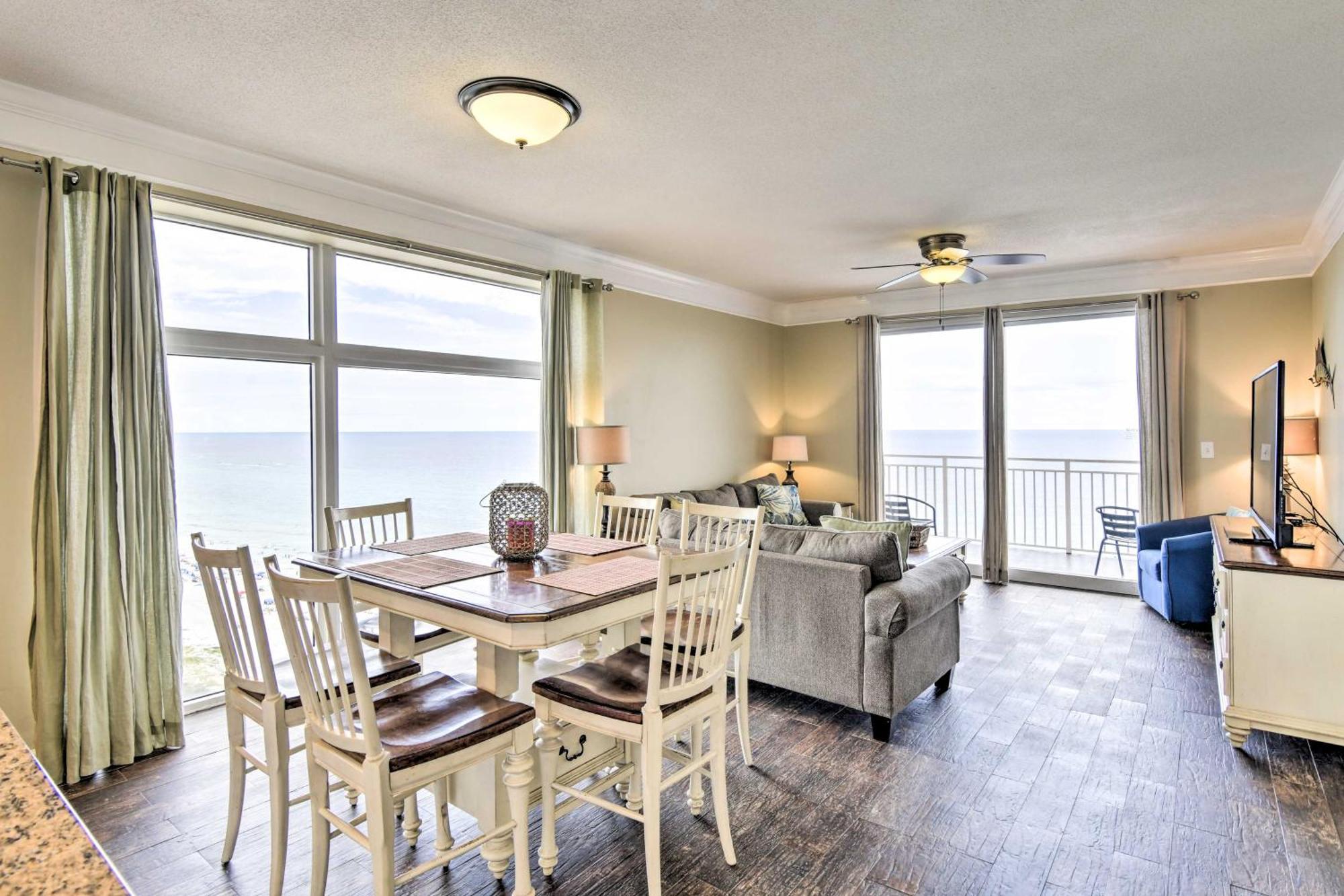 Oceanfront Pcb Condo With Gulf Views And Pool Access! 파나마 시티 외부 사진