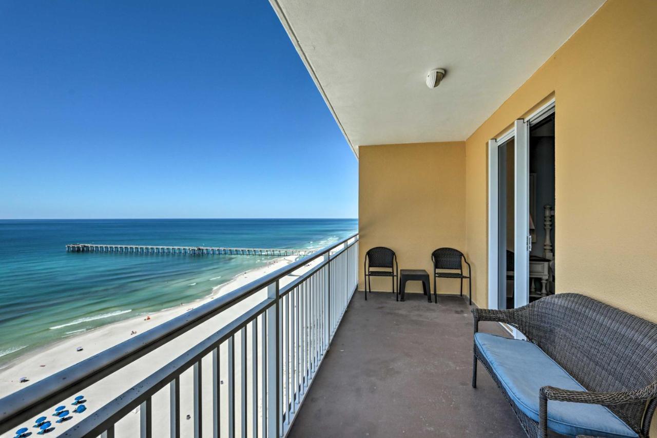 Oceanfront Pcb Condo With Gulf Views And Pool Access! 파나마 시티 외부 사진